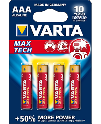 4703 Varta Max Tech AAA BL4