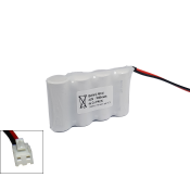 Arts Energy (Saft) NiCd 4,8V 1600mAh 4xCs VNT side by side met S04 aansluiting