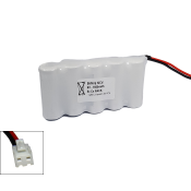 Arts Energy (Saft) NiCd 6V 1600mAh 5xCs VNT side by side met S04 aansluiting