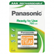 HHR-4MVE Panasonic READY2USE Rechargeable AAA BL4