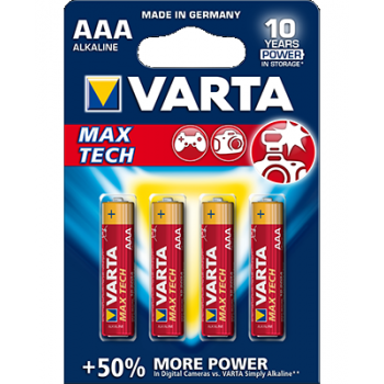 4703 Varta Max Tech AAA BL4