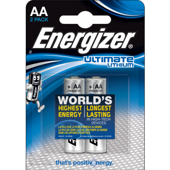 L92 Energizer Ultimate Lithium AA BL2