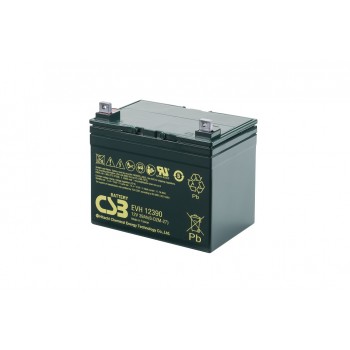 EVH12390 - 12V 39Ah Deep Cycle AGM loodaccu van CSB Battery