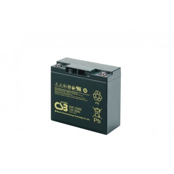 EVX12200 - 12V 20Ah Deep Cycle AGM loodaccu van CSB Battery