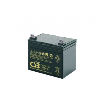 EVX12340 - 12V 34Ah Deep Cycle AGM loodaccu van CSB Battery