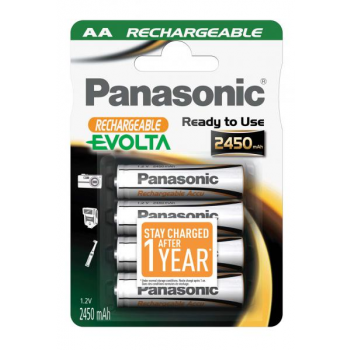 HHR-3XXE Panasonic Evolta Rechargeable AA BL4