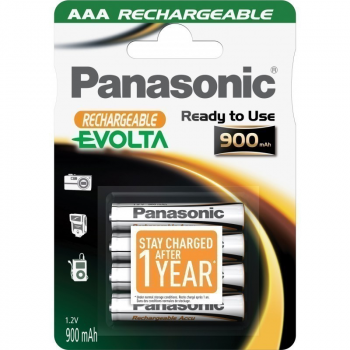 HHR-4XXE Panasonic Evolta Rechargeable AAA BL4