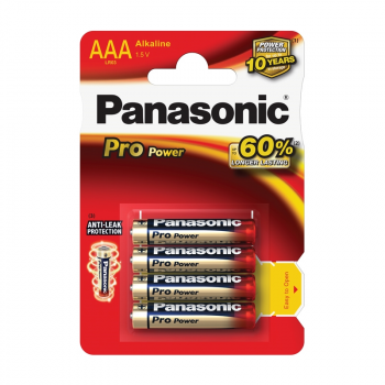 LR3 Panasonic Pro Power Alkaline AAA BL4