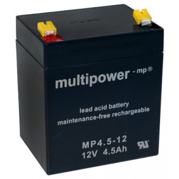 MP4.5-12 - 12V 4,5Ah AGM Algemeen gebruik van Multipower