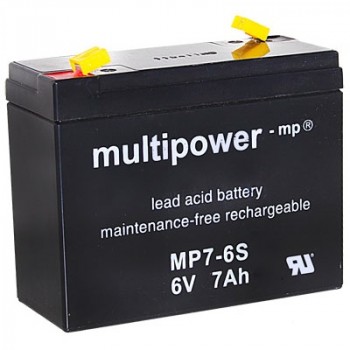 MP7-6S - 6V 7Ah AGM Algemeen gebruik van Multipower