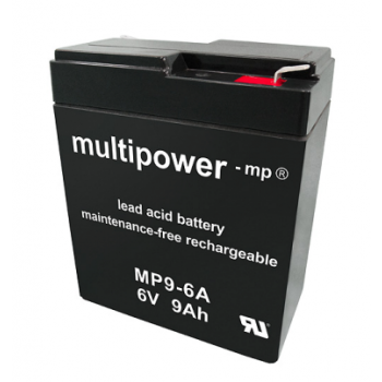 MP9-6A - 6V 9Ah AGM Algemeen gebruik van Multipower