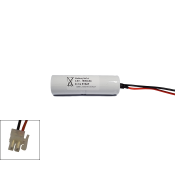 NiCd 2,4V 1800mAh Cs 2STAAF - Hertek aansluiting