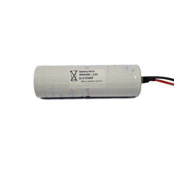 SaftArts NiCd 2,4V 4000mAh D 2STAAF - Draadaansluiting