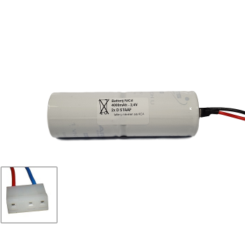 Arts Energy (Saft) NiCd 2,4V 4000mAh 2xD VNT staaf met S03 aansluiting