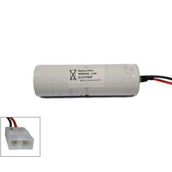 Arts Energy (Saft) NiCd 2,4V 4000mAh 2xD VNT staaf met S01 aansluiting