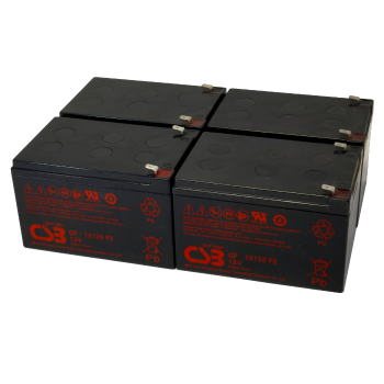 UPS noodstroom accu 4 x GP12120F2 van CSB Battery