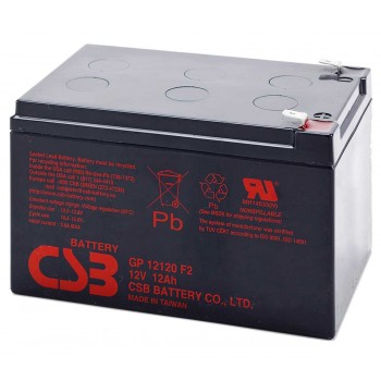 UPS noodstroom accu 1 x GP12120F2 van CSB Battery