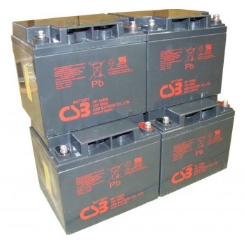 UPS noodstroom accu 4 x GP12400I van CSB Battery