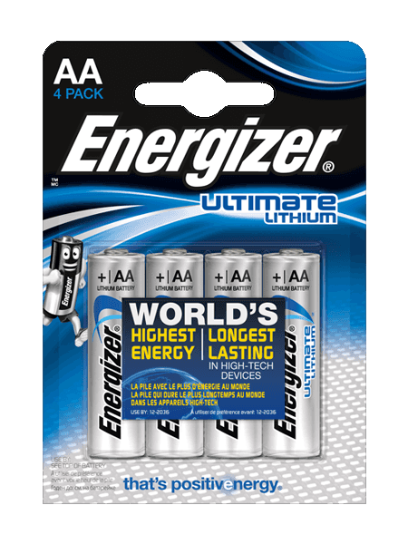 L92 Energizer Ultimate Lithium AA BL4