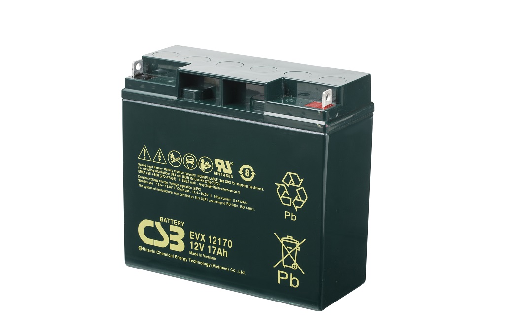 EVX12170B1 - 12V 17Ah Deep Cycle AGM loodaccu van CSB Battery