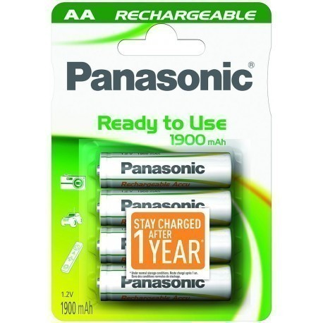 HHR-3MVE Panasonic READY2USE Rechargeable AA BL4