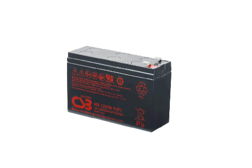 HR1224WF2F1 - 12V 6Ah 24W AGM High Rate van CSB Battery