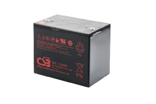 HRL12280W - 12V 70Ah 280W AGM High Rate Long Life van CSB Battery