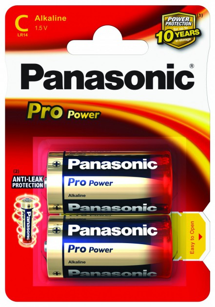 LR14 Panasonic Pro Power Alkaline C BL2