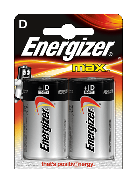 LR20 Energizer Max D BL2