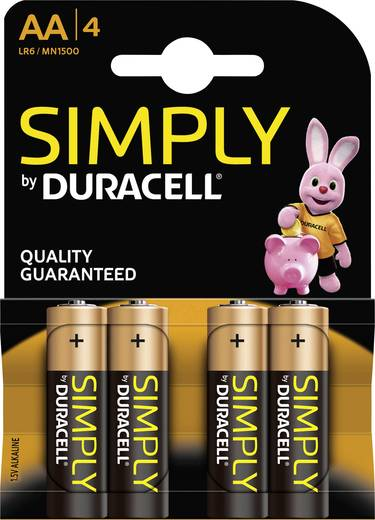 MN1500 Duracell Simply AA BL4