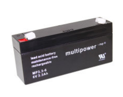 MP3.3-6 - 6V 3,3Ah AGM Algemeen gebruik van Multipower