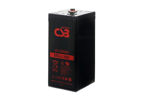 MSJ300 - 2V 305Ah AGM Eencellige serie van CSB Battery
