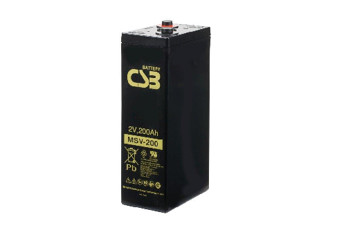 MSV200 - 2V 200Ah AGM Eencellige serie van CSB Battery