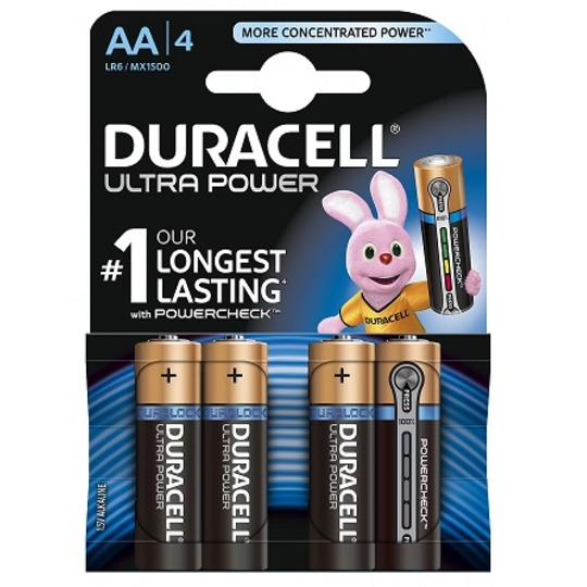 MX1500 Duracell Ultra Power AA BL4