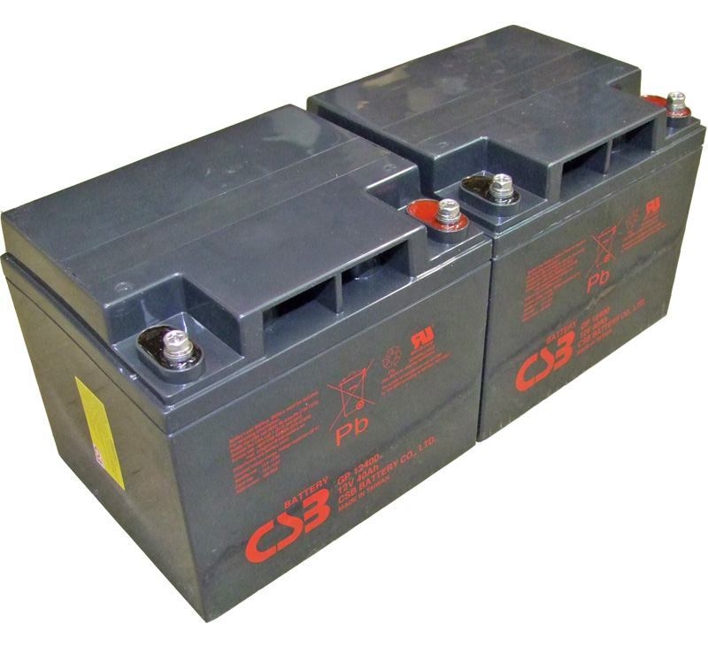 UPS noodstroom accu 2 x GP12400I van CSB Battery