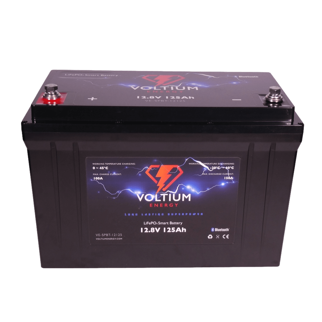 Voltium Energy® LiFePO4 Lithium accu 12,8V 125Ah met APP