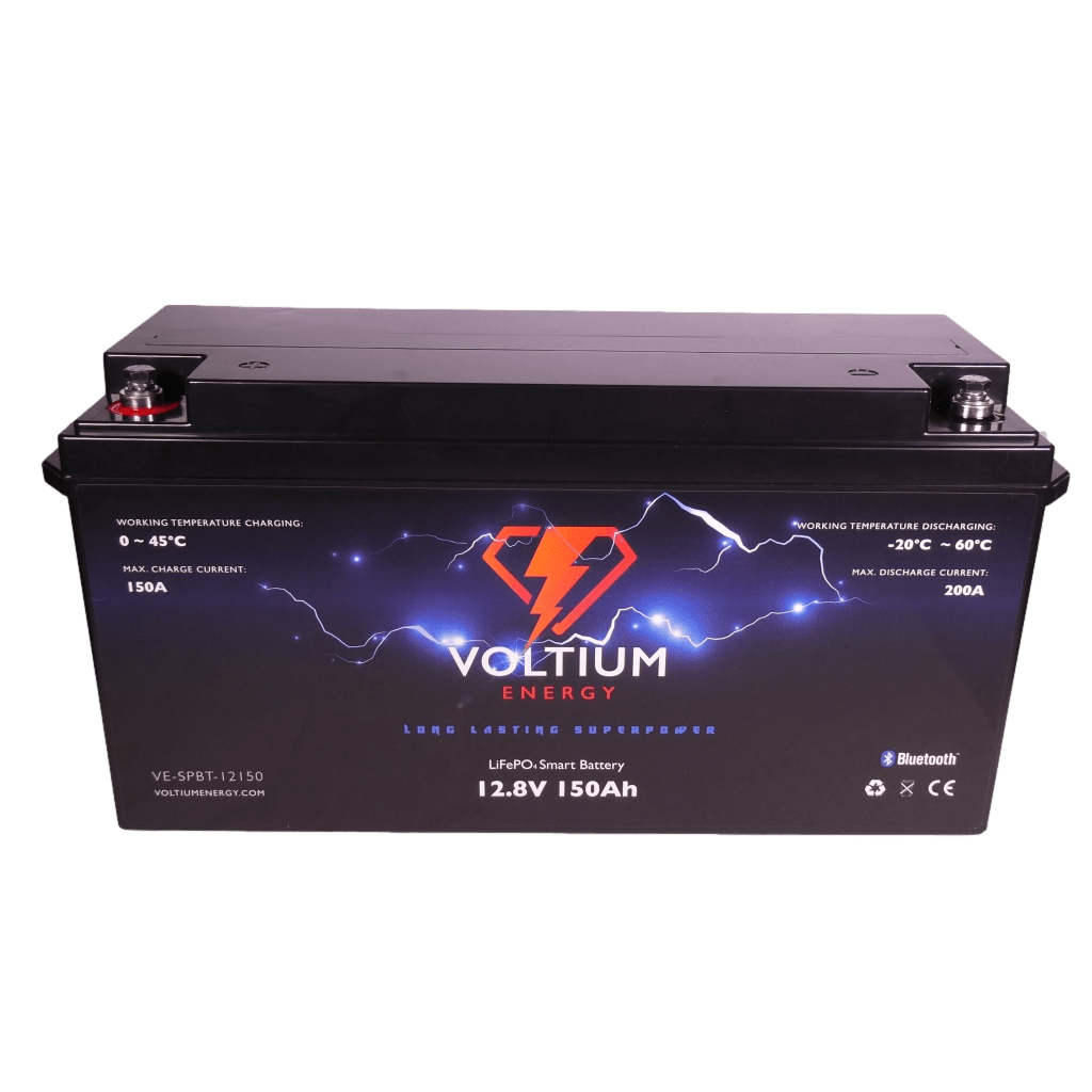 Voltium Energy® LiFePO4 Lithium accu 12,8V 150Ah met APP